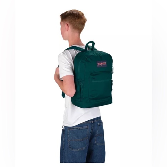 jansport backpack dark 26L Cross Town Plus Backpack, Black Head to class prepared YCRF_Box Size:CQ-1002MLa  10'0